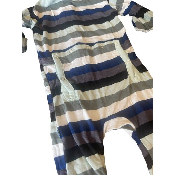 Kickee 0/3 Stripe Coverall - Picture 2 of 2